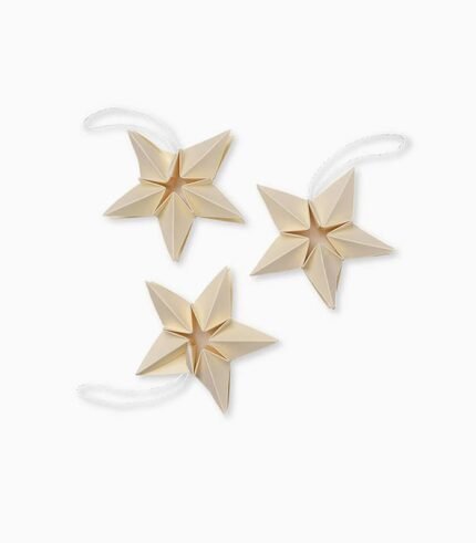 Amanda paper star Christmas decoration 3-pack